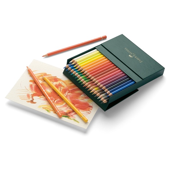Image of Färgpennset Faber-Castell POLYCHROMOS 36 pennor Studio Box 110038 4005401100386