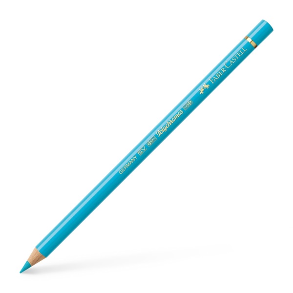 Image of Färgpenna Faber-Castell POLYCHROMOS 154 light cobalt turquoise (6F) 110154 4005401101543