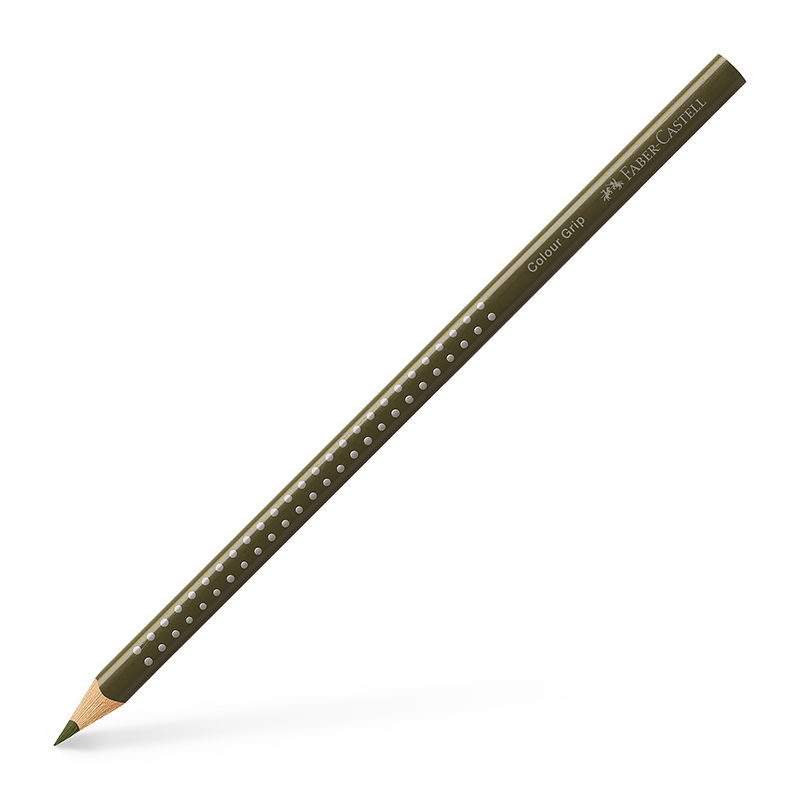 Image of Akvarellpenna Faber-Castell Grip olive green yellowish (12F) 112473 4005401124733