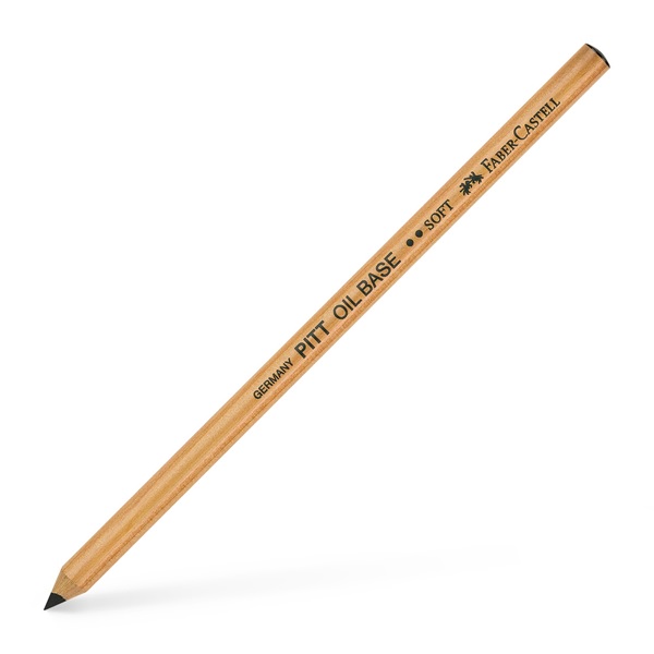 Image of Ritkolspenna Faber-Castell PITT Oil Base Black Soft (6F) 112602 4005401126027