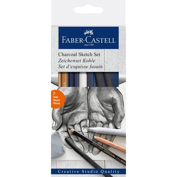 Image of Ritset Goldfaber Drawing Set Charcoal (6F) 114002 4005401140023