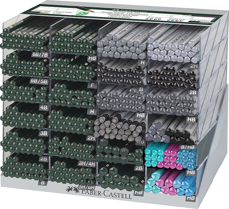 Image of Ställ Blyertspenna Faber-Castell  Grip 2001 528x 117024 4005401170242