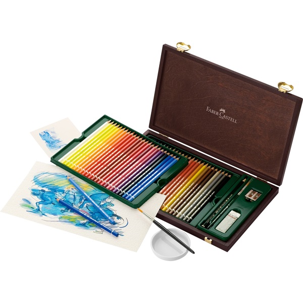 Image of Akvarellpennset Faber-Castell Albrecht Dürer  Case 48 pennor + acc 117506 4005401175063