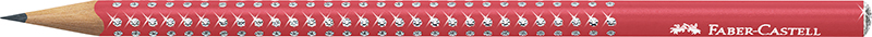 Image of Blyertspenna Faber-Castell Sparkle – candy cane red (12F) 118240 4005401182405