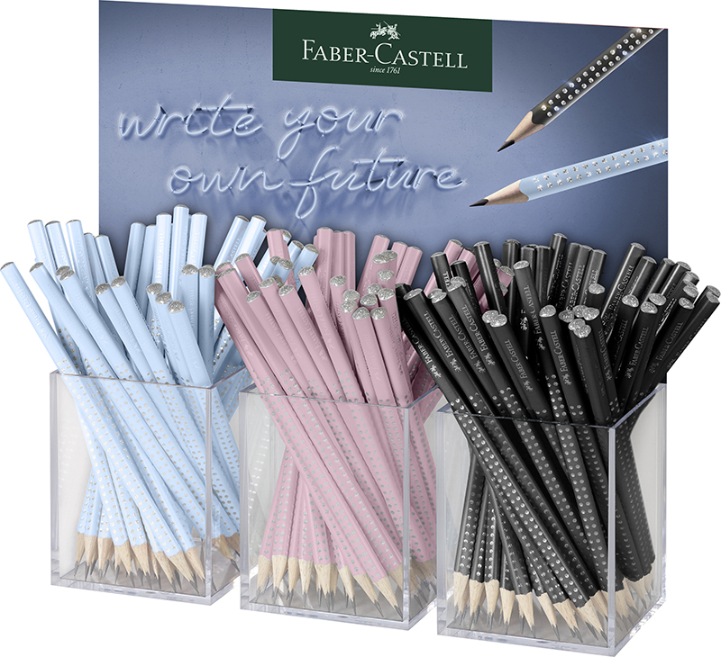 Image of Ställ Blyertspenna Faber-Castell GP Sparkle 3item counter New Harmony 118244 4005401182443