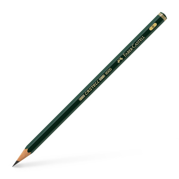 Image of Blyertspenna  Faber-Castell 9000 B (12F) 119001 4005401190011