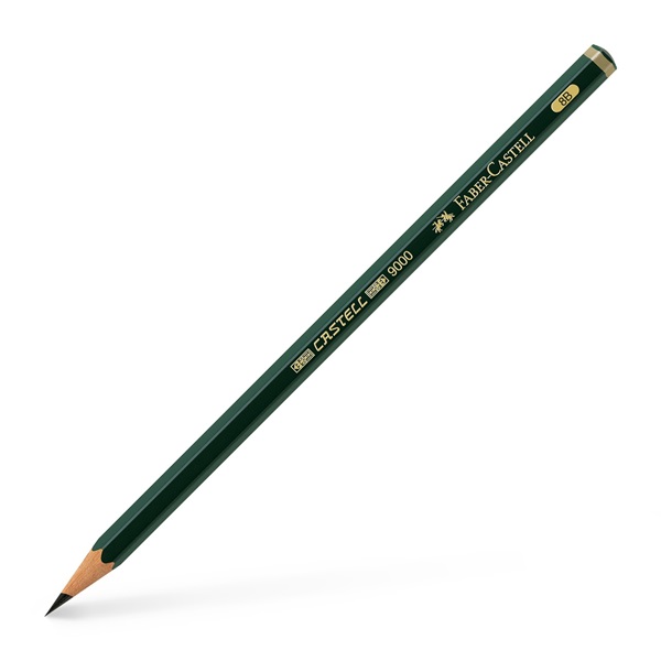 Image of Blyertspenna  Faber-Castell 9000 8B (12F) 119008 4005401190080