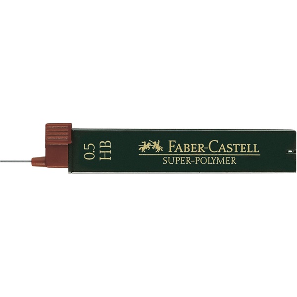 Image of Stift Faber-Castell Lead superpolym. 0,5 HB 120500 4005401205005