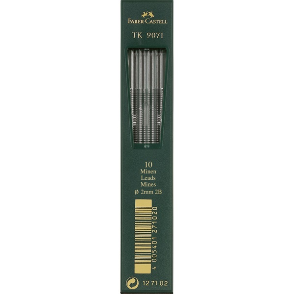 Image of Stift Faber-Castell TK9071 2mm 2B (10F) (127102) 1271021 4005401271024