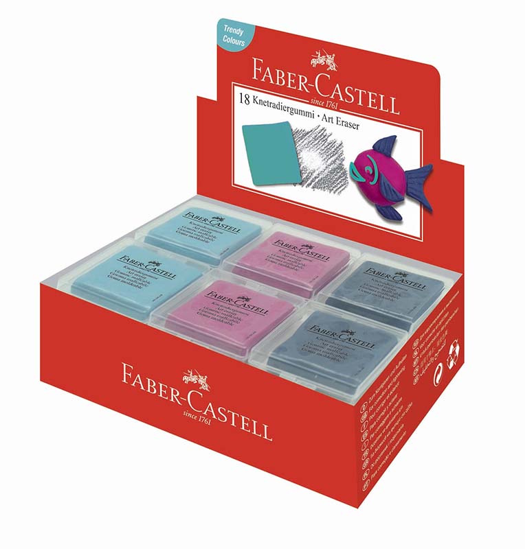 Image of Knådgummi Faber-Castell Kneadable eraser Trend 20/plastic 18x 127124 9555684679703