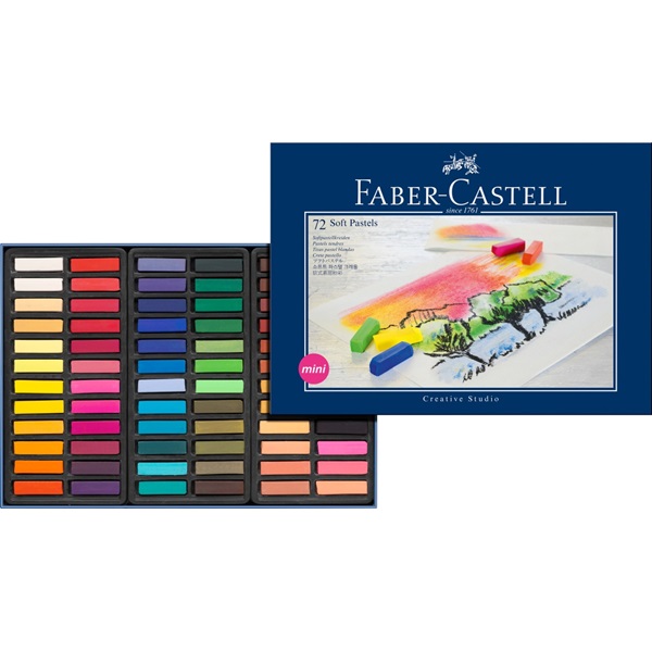 Image of SoftPastelset Faber-Castell GoldFaber 72 set Halvlängdskritor 128272 4005401282723