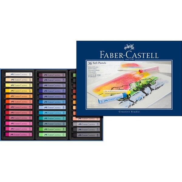 Image of SoftPastelset Faber-Castell GoldFaber  Set 36 kritor (3F) 128336 4005401283362