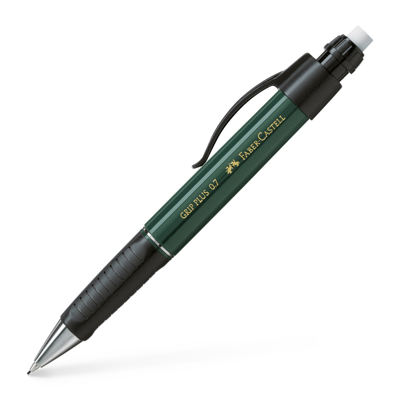 Image of Stiftpenna Faber-Castell Grip Plus 0.7 mm Grön Met. (5F) 130700 4005401307006