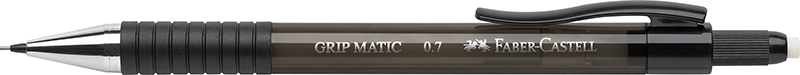 Image of Stiftpenna Faber-Castell Grip Matic 1377 0.7 mm Svart (10F) 137799 4005401377993