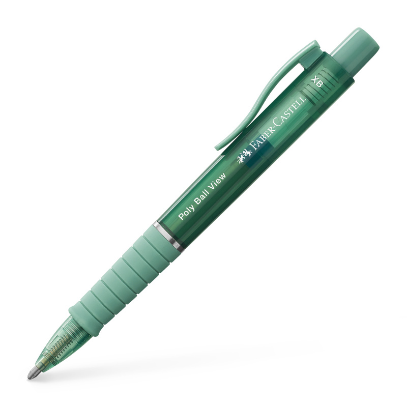 Image of Kulspetspenna Faber-Castell Ball pen Poly Ball View green lily (5F) 145754 6933256649867