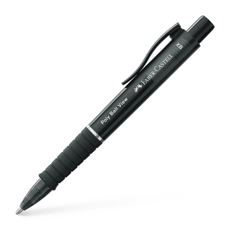 Image of Kulspetspenna Faber-Castell Ball pen Poly Ball View black (5F) 145755 6933256649782