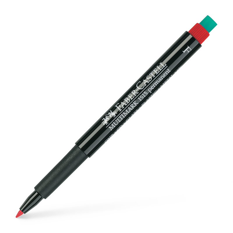 Image of Märkpenna Faber-Castell Multimark 1513 F 0,6mm Röd  (10F) 151321 4005401513216