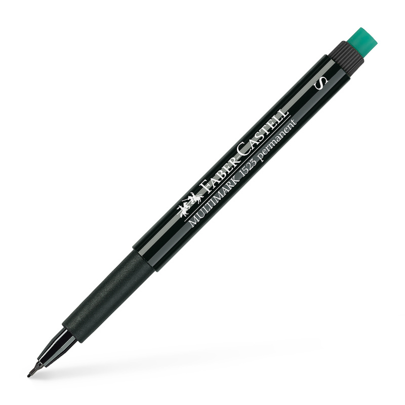 Image of Märkpenna Faber-Castell Multimark 1523 S 0,4mm Svart (10F) 152399 4005401523994