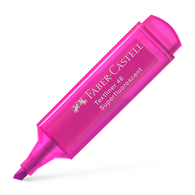 Image of Överstrykningspenna Faber-Castell 46 superfluor pink (10F) 154628 4005401546283