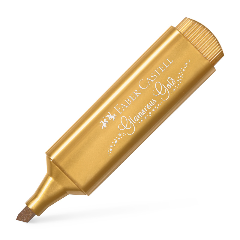 Image of Överstrykningspenna Faber-Castell 46 Metallic, Guld (10F) 154650 4005401546504