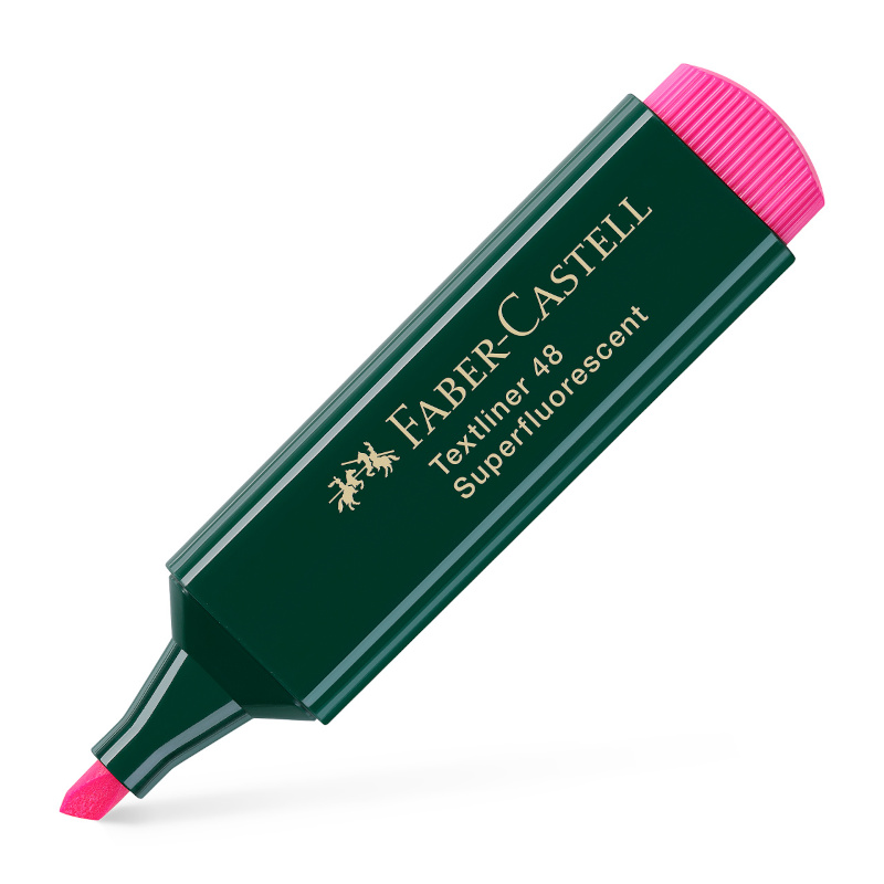 Image of Överstrykningspenna Faber-Castell 48 Rosa (10F) 154828 4005401548287