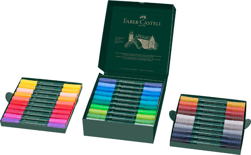 Image of Akvarellmarkerset Faber-Castell Albrecht Dürer 30 pennor 160330 4005401603306