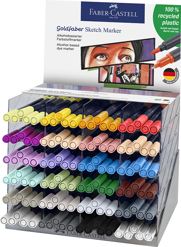 Image of Sketch Marker Faber-Castell Gofa display of 120 164761 4005401647614