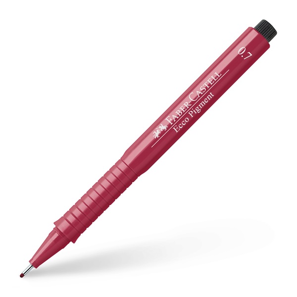 Image of Ritpenna Faber-Castell Ecco Pigment RED 0,7mm (10F) 166721 4005401667216