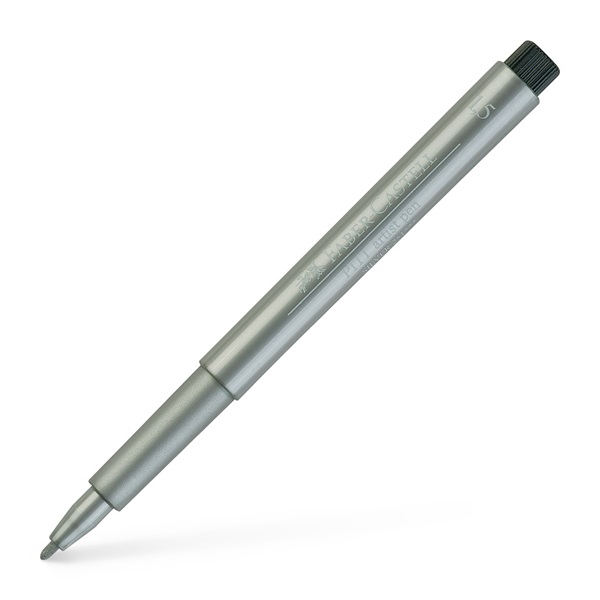 Image of Ritpenna Faber-Castell PITT Artist Bullet Nib Silver 1,5mm (5F) 167351 4005401673514