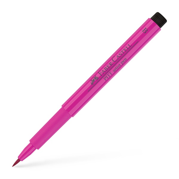 Image of Ritpenna Faber-Castell PITT Artist Brush middle purple pink  125 (5F) 167425 4005401674252