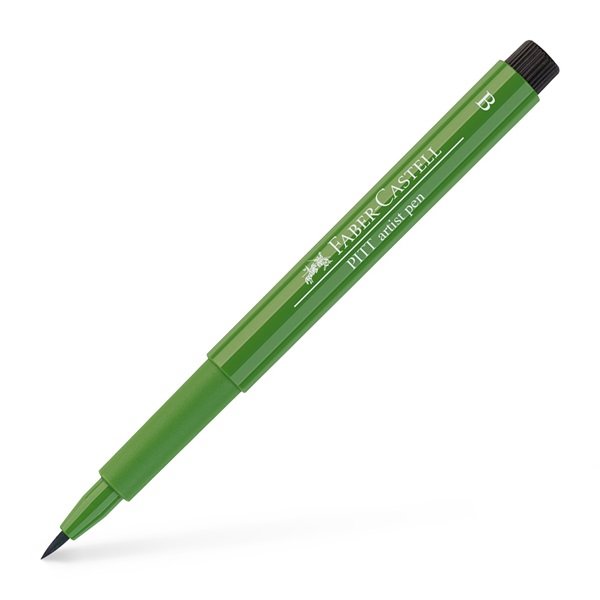 Image of Ritpenna Faber-Castell PITT Artist Brush permanent green olive  167 (5F) 167467 4005401674672
