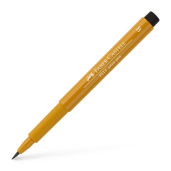 Image of Ritpenna Faber-Castell PITT Artist Brush green gold  268 (5F) 167468 4005401674689