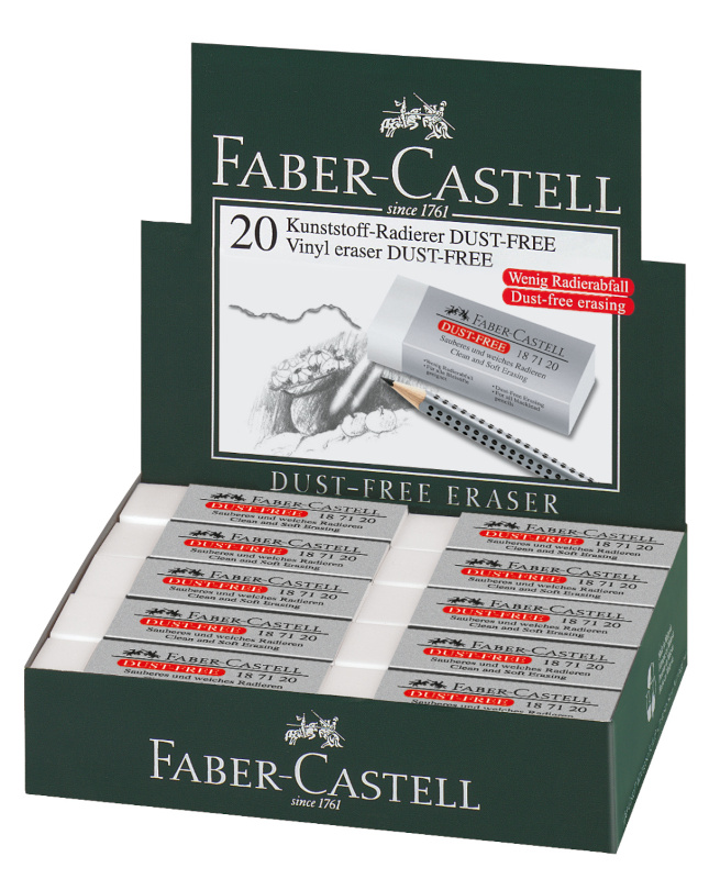 Image of Suddigum Faber-Castell Dust Free 20 st/ask (20F) 187120 9556089871204