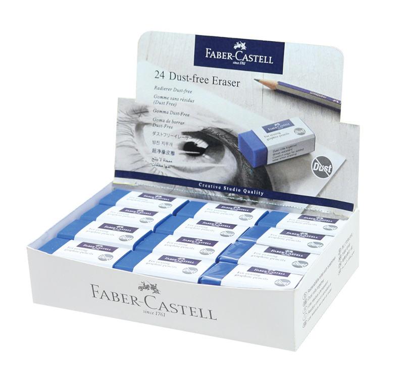 Image of Suddigum Faber-Castell Vinyl Dust Free Blått 24 st/ask (24F) 187170 9556089005241