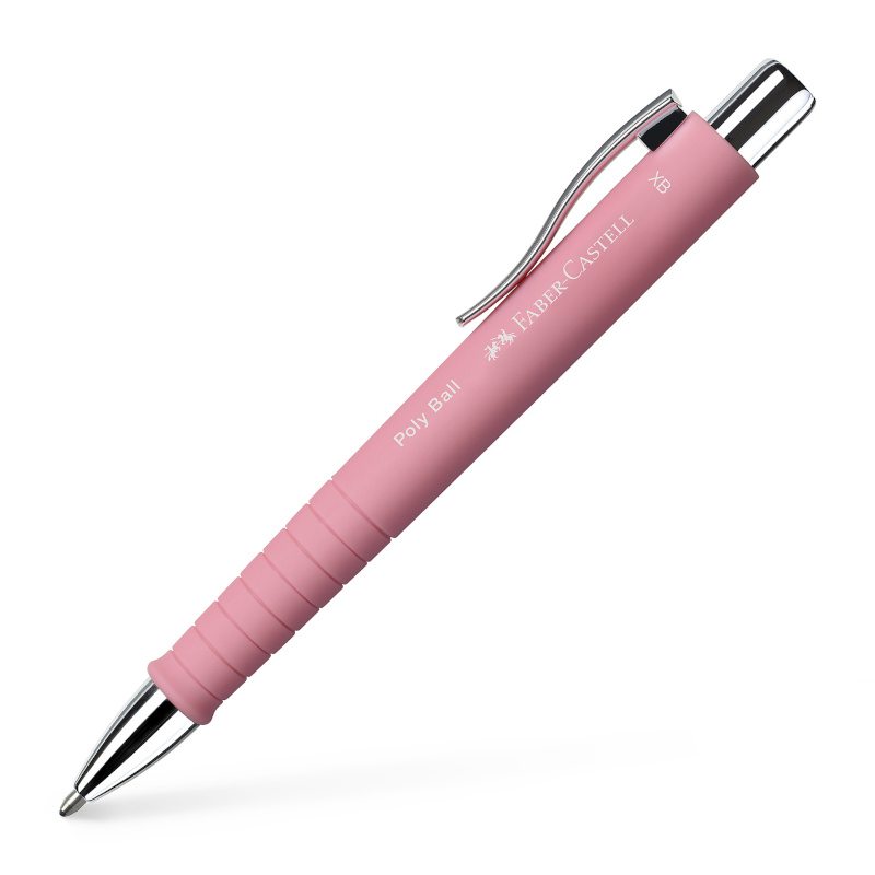 Image of Kulspetspenna Faber-Castell Poly Ball XB Rosé (5F) 241127 6933256643568