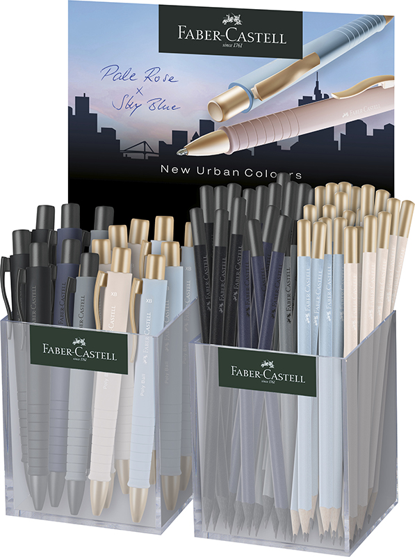 Image of Kulspetspenna Faber-Castell Ballp.pen Poly Ball Urban Graph.p. 2-cup 241185 4005402411856