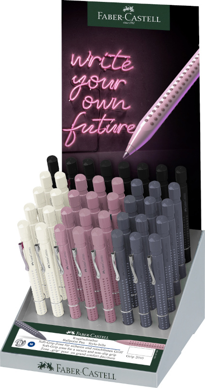 Image of Kulspetspenna Faber-Castell Grip 2010 M Harmony display 40 st 243941 4005402439416