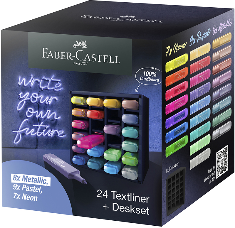 Image of Överstrykningspennset Faber-Castell Highlighter TL 46 deskset 24 254602 4005402546022