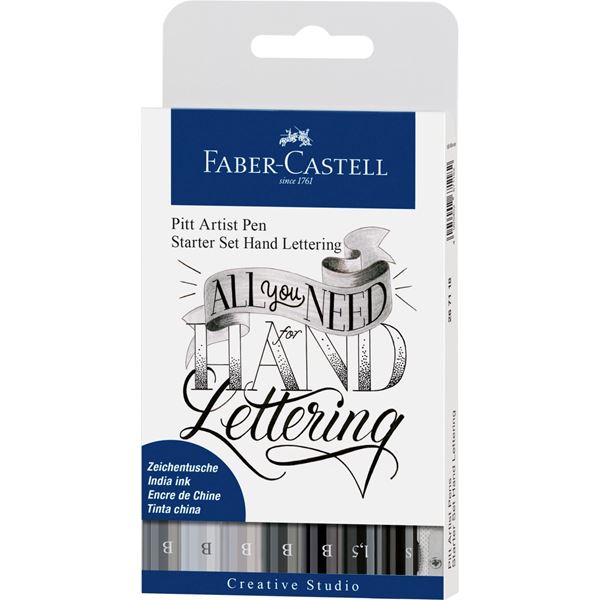 Image of Ritpenna Faber-Castell PITT Artist Handlettering startset 267118 4005402671182