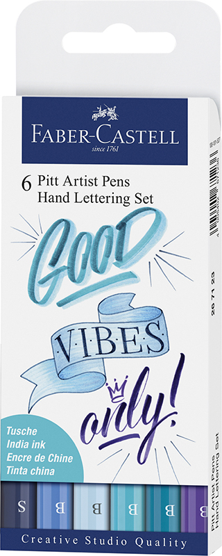 Image of Ritpenna Faber-Castell PITT Artist Handlettering 6x 267123 4005402671236