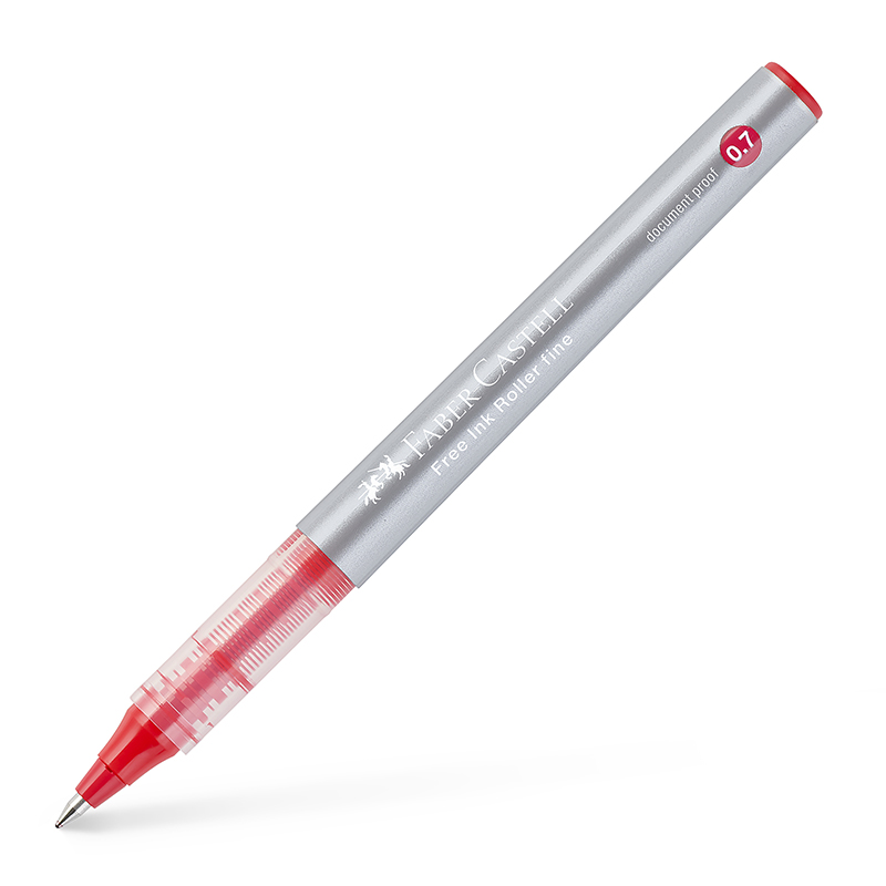 Image of Rollerballpenna Faber-Castell Roller Free Ink 0.7 red 348121 4005403481216