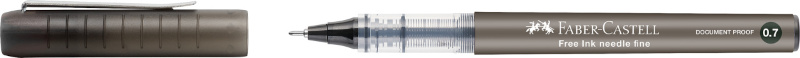 Image of Rollerballpenna Faber-Castell Free Ink Needle 0,7 Svart (12F) 348299 4005403482992