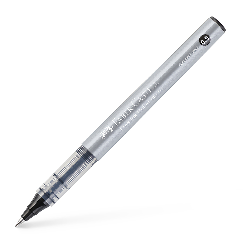 Image of Rollerballpenna Faber-Castell Roller Free Ink 0.5 black 348502 4005403485023