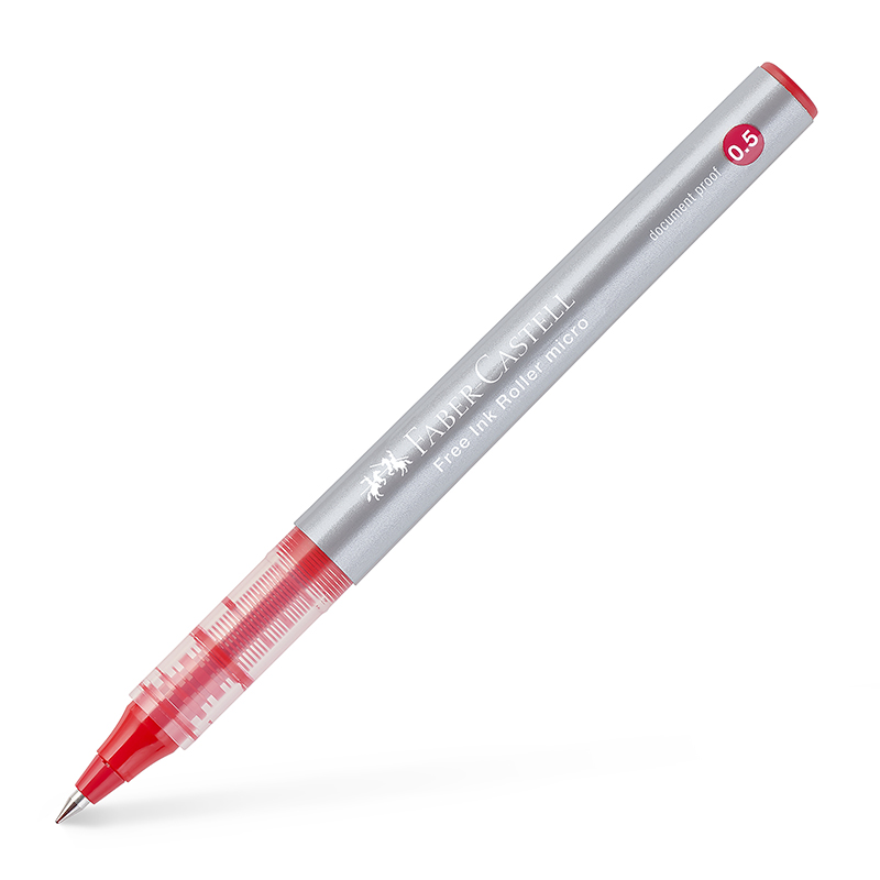 Image of Rollerballpenna Faber-Castell Roller Free Ink 0.5 red 348503 4005403485030