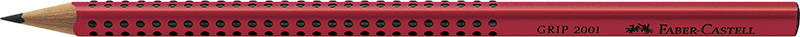 Image of Blyertspenna Faber-Castell Grip 2001 B Red (12F) 517021 4005405170217