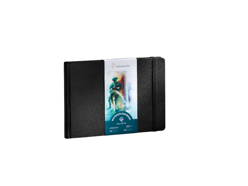 Image of Akvarellbok Hahnemühle Watercolour Book COTTON A5 Liggande 250g 60sid 10625353 4011367115982
