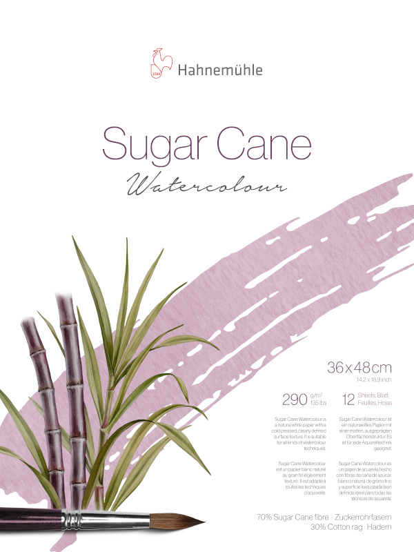 Image of Akvarellblock Hahnemühle Sugar Cane 290g CP 36x48cm 12ark 10625423 4011367120894