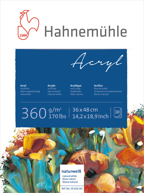 Image of Akrylblock Hahnemühle 360g 36x48cm 10ark 10628142 4011367281427