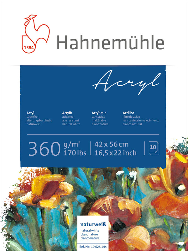 Image of Akrylblock Hahnemühle 360g 42x56cm 10ark 10628144 4011367281441