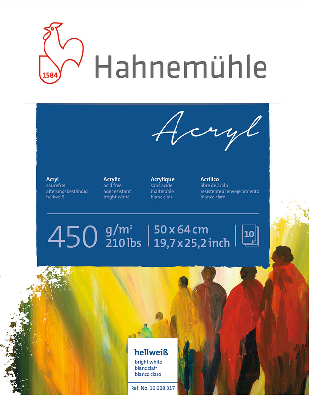 Image of Akrylblock Hahnemühle 450g 50x64cm 10ark 10628317 4011367283179